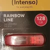 Tradera 1 st 128Gb Rainbow Line High Speed USB-A Flash Drive USB 2.0, röd - 944-3> Extern Lagring