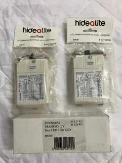 Tradera 2 st Hidealite LED Dimmerkonverter och 1 led power supply Snappy> Elinstallation