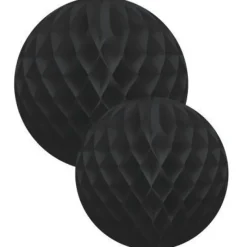 Tradera 2 st honeycomb dekorationer, svarta^ Bröllopsdukning & Dekorationer