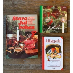 Tradera 3 st julböcker Julklappsrim / Stora julboken / Julboken jul pyssel recept rim> Hem & Hushåll