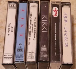 Tradera 6 st Kassettband -Abbas Waterloo och Blandade Artister^ Kassettband