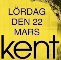 Tradera 1 st Kent Biljett STÅPLATS LÖRDAG 22/3> Konserter