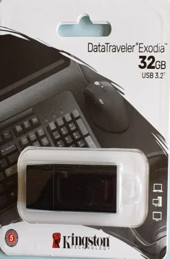 Tradera 1 st Kingston 32Gb USB-minne DataTraveler Exodia USB 3.2 - 917-2> Extern Lagring