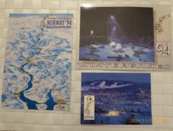 Tradera Olympia<3 st KORT OS I LILLEHAMMER 1994 WINTERGAMES SOM NYA OSKRIVNA