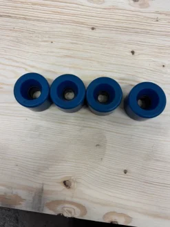 Tradera Skateboard & Inlines<4 st Kryptonics 60 mm old school skateboardhjul blå