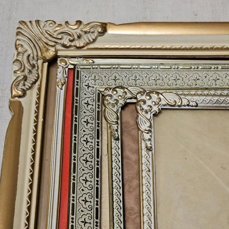 Tradera 5 st äldre fina ramar fotoramar^ Ramar