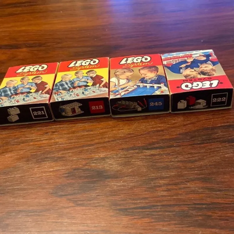 Tradera Övriga Samlarleksaker<4 st LEGO System originalaskar från 1960-talet