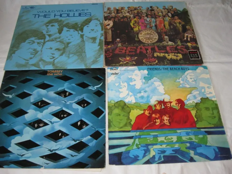 Tradera 15 ST LP-FODRAL-BEATLES-HOLLIES-WHO-HEP STARS-TAGES M.M. OBS INGA SKIVOR^ Skivomslag