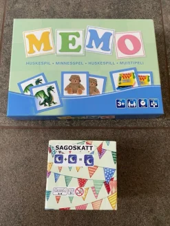 Tradera 2 st memory-spel till barn Memo och Sagoskatt från Ikea> Barnspel & Pussel