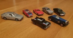 Tradera Leksaks- & Samlarbilar<7 st modellbilar inkl. 1 Siku SAAB 9000. Skala ca 1:60