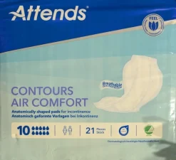 Tradera Hjälpmedel<3 st paket Attends Contour Air Comfort nr 10, totalt 63 st blöjor