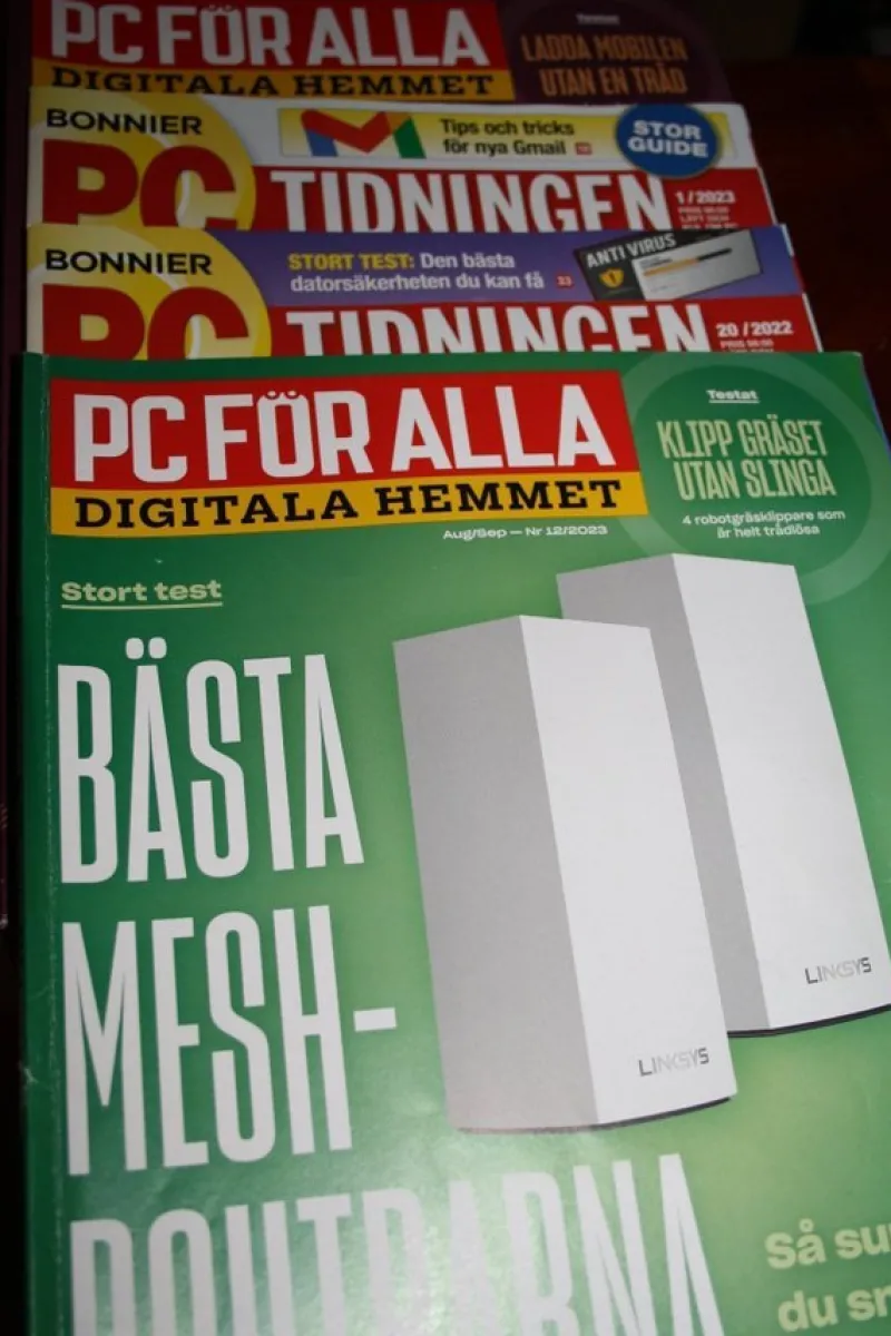 Tradera 17 st PC Tidningar 2022/2023.> Dator & Teknik