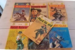 Tradera 7 st Pingvin pocketböcker - Western> Harlequin & Kiosklitteratur