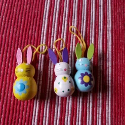 Tradera 3 st Påskkaniner / påsk> Högtider