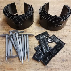 Tradera 10 st RÖRSVEP Svart 100mm för STEN 120mm STIFT> Byggmaterial