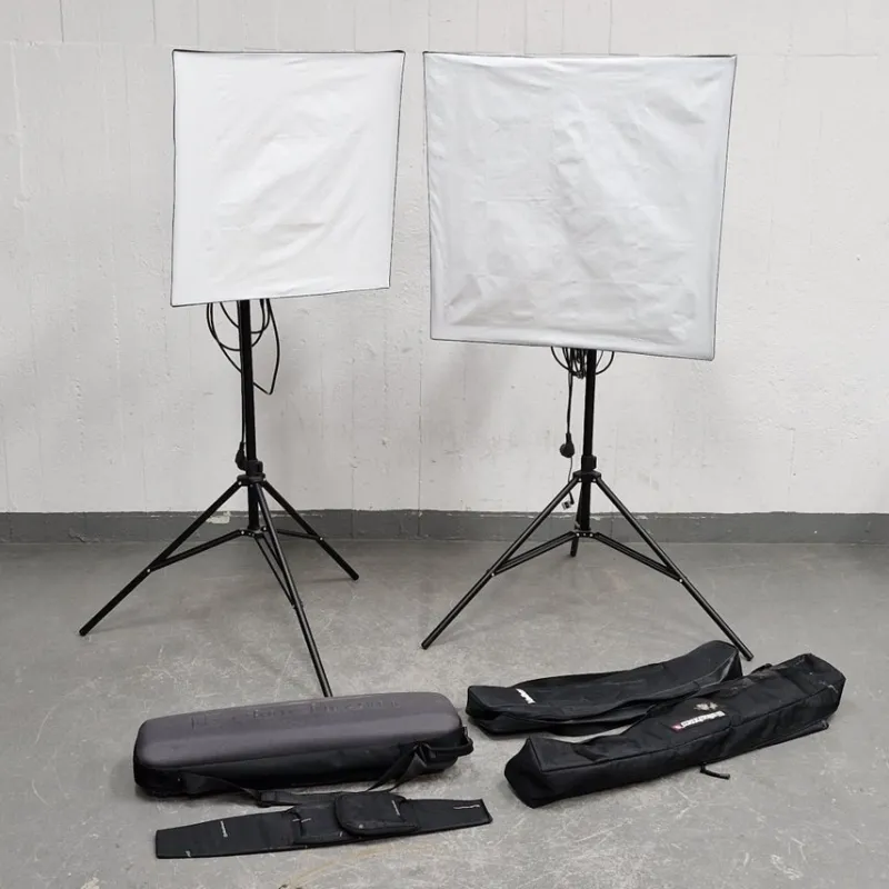 Tradera 2 st. Softboxes - Elinchrom, D-Lite 2 & Portalite - Studioset - Studiobelysning^ Fotoutrustning