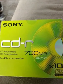 Tradera 10 st Sony CD-R 700MB 80min> Extern Lagring