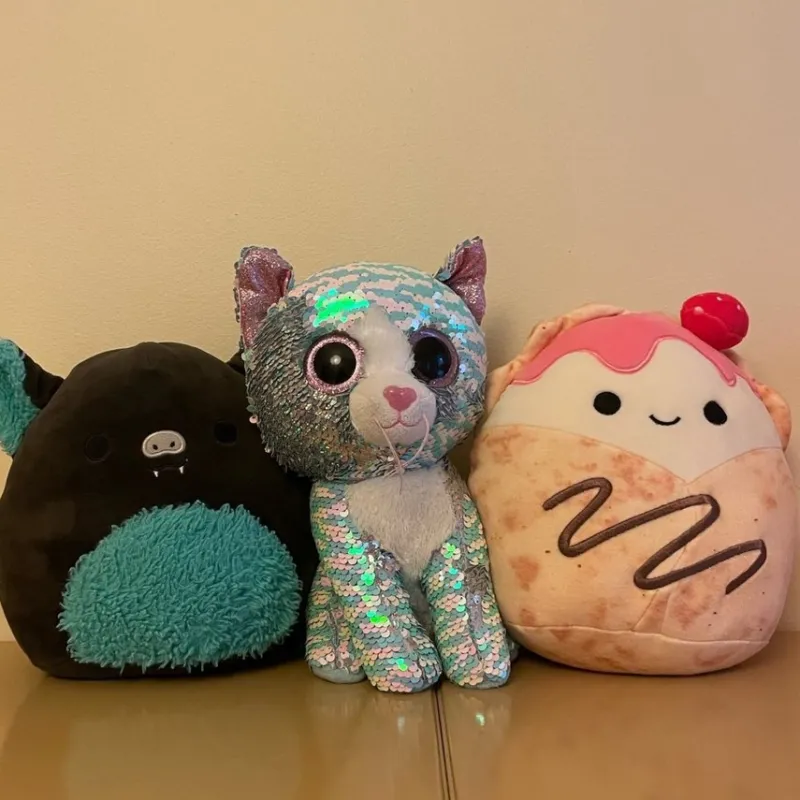 Tradera 2 st Squishmallows och 1 Ty mukisdjur> Gosedjur