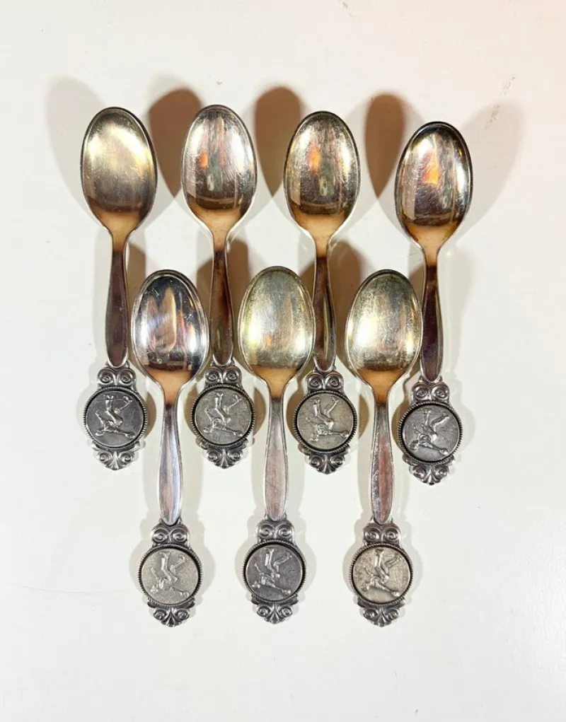 Tradera Bowling<7 st teskedar - bowling