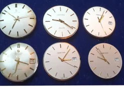 Tradera 6 st urverk Certina herrarmbandsur^ Tillbehör & Reservdelar