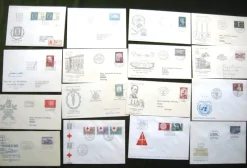 Tradera 154 st vinjett FDC 1960 - 1979^ Norden