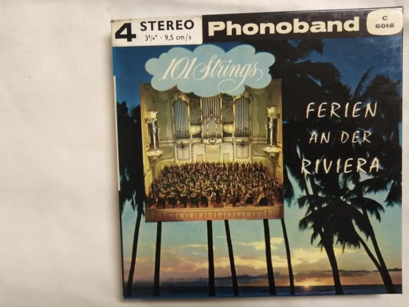 Tradera 101 strings an der Riviera Spain France Italy Reel-To-Reel Rullband^ Rullband