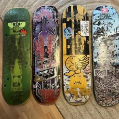 Tradera Skateboard & Inlines<8 stycken begagnade skateboard-brädor