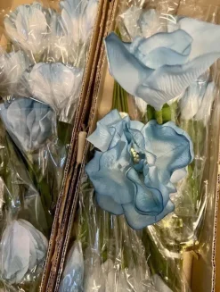 Tradera Konstgjorda Växter<12 stycken blå blommor