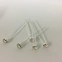 Tradera 5 stycken hårnålar med klar kristall> Bröllopsaccessoarer