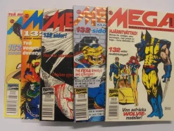 Tradera 5 Stycken Mega Marvel serietidningar - Nummer 2-6 (1995)> Svenska Serier