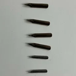 Tradera 6 stycken stålstift Hunt mapping round point nr doppstift^ Konstnärstillbehör