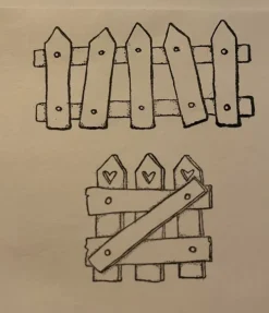 Tradera 3 stycken stämplar Magnolia, EZ monterade^ Scrapbooking