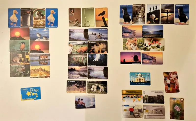Tradera Telefonkort<45 stycken Telia Telekort & andra samlarkort