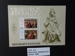 Tradera 1976 Togo block (108) Jul Medeltida bokmålerier^ Afrika