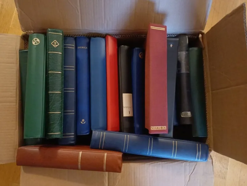 Tradera 16 tomma olika permar. Leutrum Schaubek Facit, tre kronor mm.^ Tillbehör