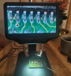 Tradera 7 tums 1080P 270X HDMI digitalt mikroskop, för professionella PCB/SMD lödverktyg^ Mikroskop