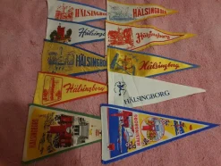 Tradera 10 VIMPLAR IFRÅN HELSINGBORG^ Flaggor