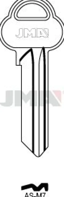 Tradera 5 X AS-M7 JMA ASSA /Nyckelämnen /Key Blanks> Lås & Larm