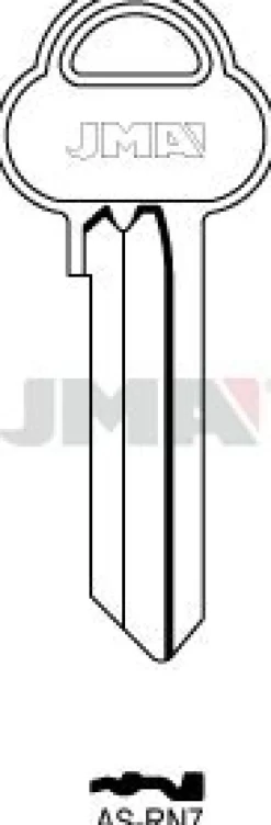 Tradera 5 X AS-RN7 JMA ASSA /Nyckelämnen /Key Blanks> Lås & Larm