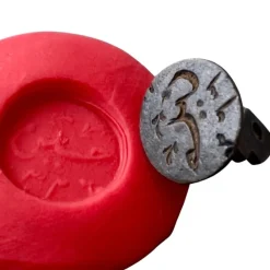 Tradera Abbasiderna period AD 749–1055, brons stämpel> Arkeologi