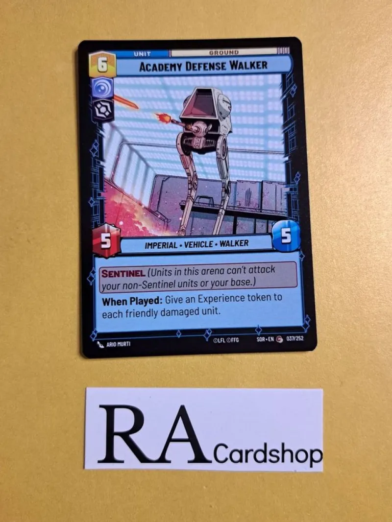 Tradera Star Wars<Academy Defense Walker Common 037/252 Spark of the Rebellion (SOR) Star Wars Unl