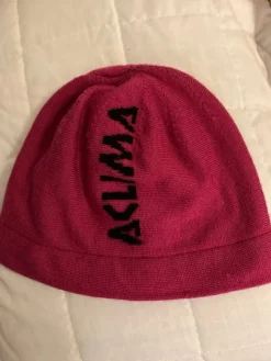 Tradera Aclima rosa och svart mössa, storlek M> Accessoarer
