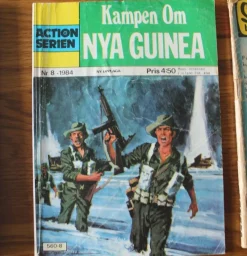 Tradera Action Serien 1984 NR 8 Kampen om Nya Guinea> Svenska Serier
