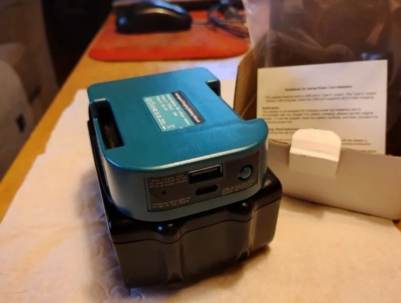 Tradera Adapter för 18V Makita Batteri> Övriga Byggartiklar