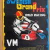 Tradera Affisch SWEDISH GRAND PRIX ROAD RACING 1973 31x40 Sv orig^ Affischer