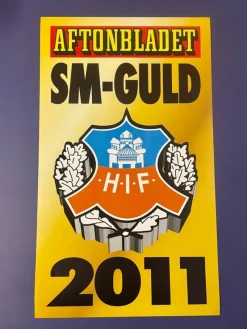 Tradera Sportmemorabilia<Aftonbladet löpsedel Helsingborgs IFs SM-Guld 2011.