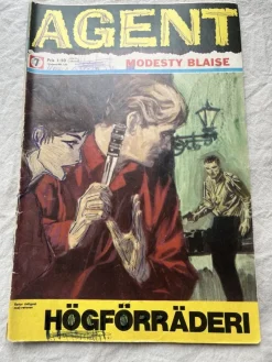 Tradera AGENT Modesty Blaise - Högförräderi, nr 7 1968> Svenska Serier