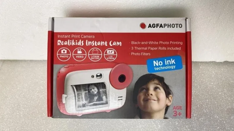 Tradera AGFA INSTANT PRINT CAMERA REALIKIDS PINK^ Fotokameror