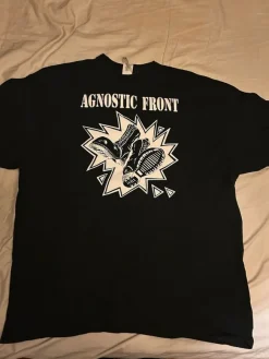 Tradera Agnostic Front - boots T-shirt strl XL (US hardcore) (punk)^ Merchandise