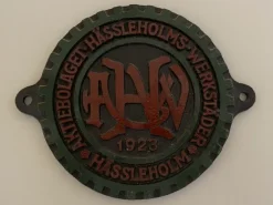 Tradera Järn- & Spårvägsmemorabilia<AHW skylt